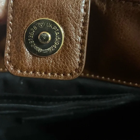 Antonio Melani Chic Brown Leather Bag - Picture 3 of 13